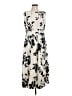 Perceptions Floral Ivory Casual Dress Size L - photo 1