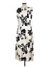 Perceptions Floral Ivory Casual Dress Size L - photo 2