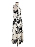 Perceptions Floral Ivory Casual Dress Size L - photo 4