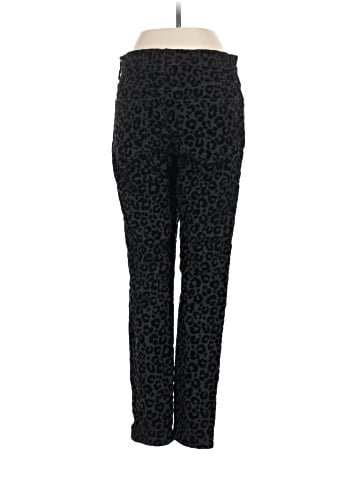 Madewell 9" Mid-Rise Skinny Jeans: Flocked Leopard Edition (view 2)