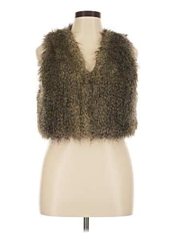 Kardashian Kollection Faux Fur Vest (view 1)