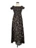 Shein 100% Polyester Paisley Black Casual Dress Size 6 - photo 1