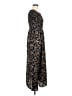 Shein 100% Polyester Paisley Black Casual Dress Size 6 - photo 4