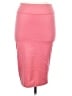 Simlu Solid Pink Casual Skirt Size M - photo 1