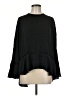 Mossimo 100% Polyester Black Long Sleeve Blouse Size M - photo 1