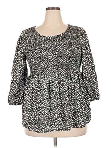 Croft & Barrow 3/4 Sleeve Blouse (view 1)