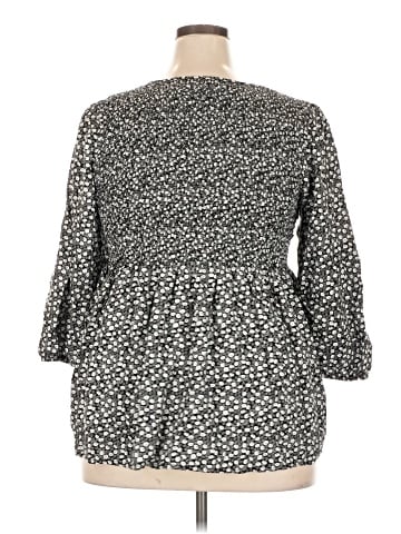 Croft & Barrow 3/4 Sleeve Blouse (view 2)