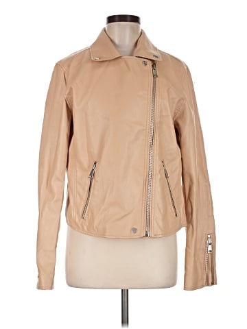 By Anthropologie Faux Leather Jacket (view 1)