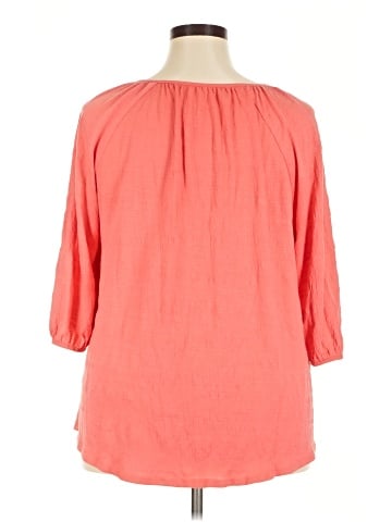 Faded Glory 3/4 Sleeve Blouse (view 2)