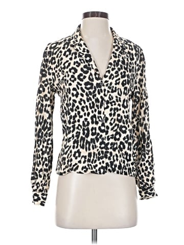 Topshop Long Sleeve Blouse (view 1)