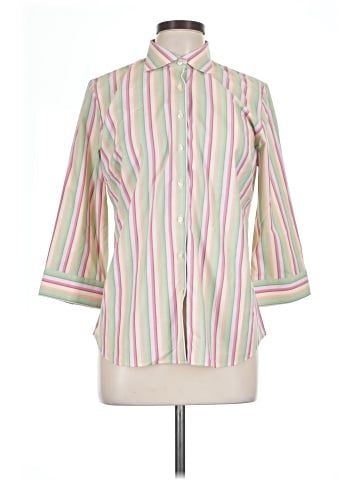 Lands' End 3/4 Sleeve Button-Down Shirt (view 1)