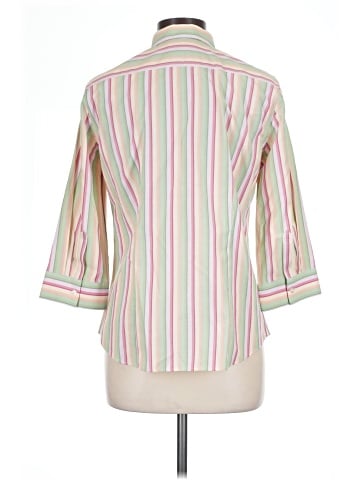 Lands' End 3/4 Sleeve Button-Down Shirt (view 2)