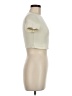 SKIMS Ivory Short Sleeve Turtleneck Size M - photo 4
