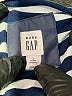 Baby Gap 100% Nylon Blue Raincoat Size 3 - photo 3