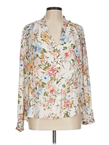 Rose + Olive 3/4 Sleeve Blouse (view 1)