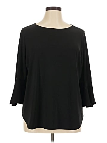 Carmen Carmen Marc Valvo 3/4 Sleeve T-Shirt (view 1)