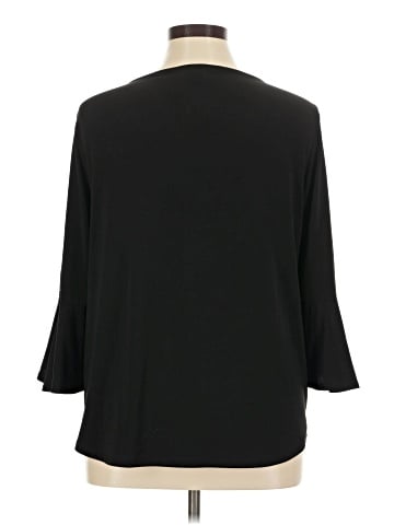 Carmen Carmen Marc Valvo 3/4 Sleeve T-Shirt (view 2)