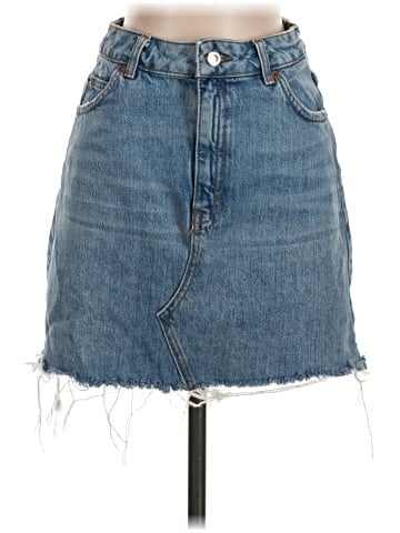 Topshop Denim Skirt (view 1)