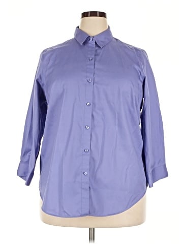 Coldwater Creek 3/4 Sleeve Button-Down Shirt (view 1)