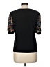 CeCe Floral Black 3/4 Sleeve T-Shirt Size L - photo 2