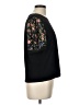 CeCe Floral Black 3/4 Sleeve T-Shirt Size L - photo 4