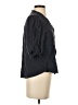 Democracy Black 3/4 Sleeve Button-Down Shirt Size S - photo 4