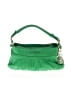 B Makowsky 100% Leather Solid Green Shoulder Bag One size - photo 3