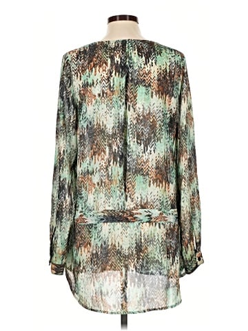 Pookie & Sebastian Long Sleeve Blouse (view 2)