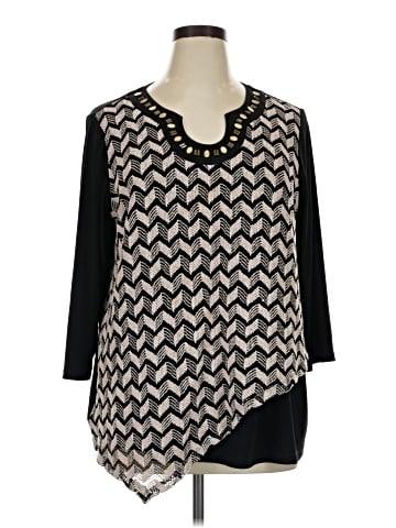 Alfred Dunner 3/4 Sleeve Blouse (view 1)