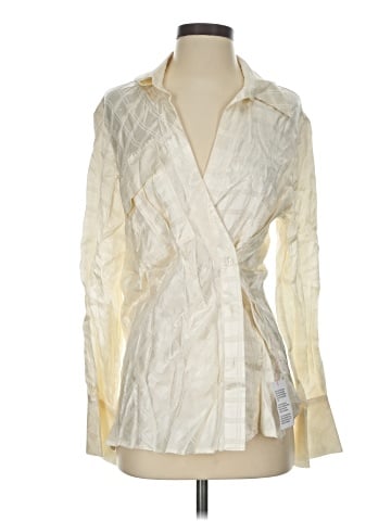 Topshop Long Sleeve Blouse (view 1)