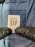 Baby Gap 100% Nylon Solid Blue Jacket Size 12-18 mo - photo 3
