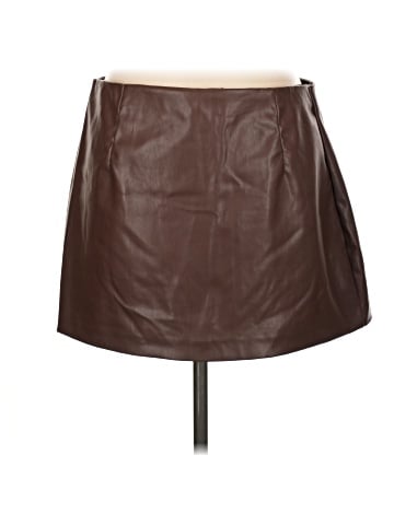 Divided by H&M Faux Leather Skirt (view 2)