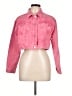 Zara Pink Denim Jacket Size L - photo 1