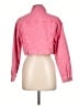 Zara Pink Denim Jacket Size L - photo 2