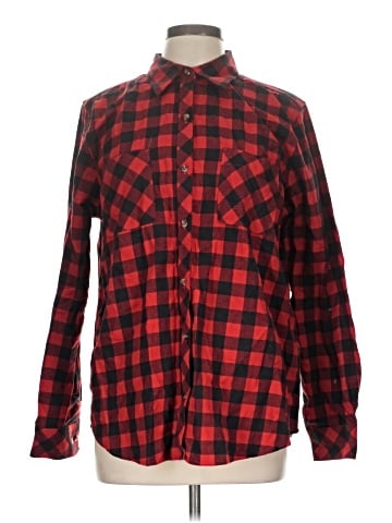 Natural Reflections Long Sleeve Button-Down Shirt (view 1)