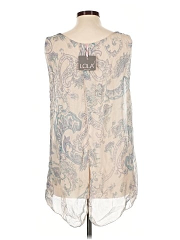 Lola Sleeveless Silk Top (view 2)