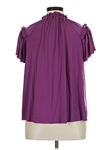 ELOQUII Short Sleeve Blouse (view 2)