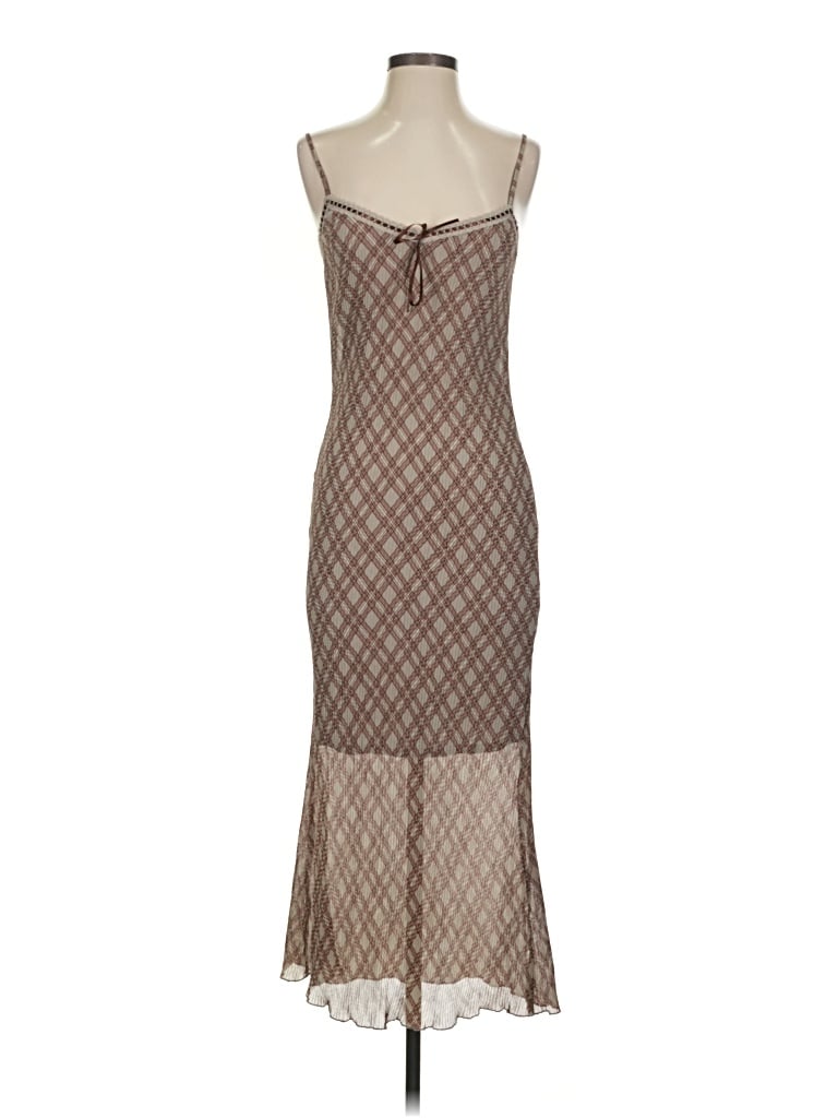 Pre-owned The Workshop Cocktail Dress In Brown