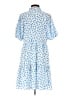 CeCe Hearts Blue Casual Dress Size S - photo 2