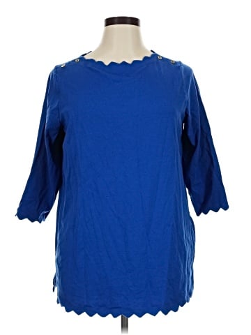 Jessica London 3/4 Sleeve Top (view 1)