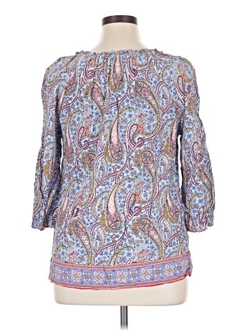 Talbots 3/4 Sleeve Blouse (view 2)