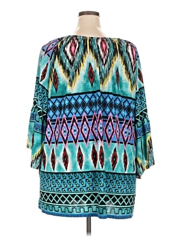Ali Miles 3/4 Sleeve Blouse (view 2)