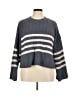 Pink Republic 100% Polyester Stripes Gray Pullover Sweater Size XL - photo 1