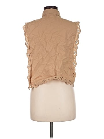 Ann Taylor LOFT Sleeveless Button-Down Shirt (view 2)