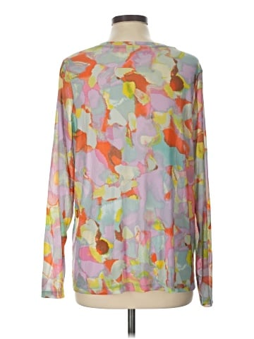 LOGO by Lori Goldstein Long Sleeve Blouse (view 2)
