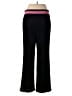 Kim Rogers 100% Polyester Color Block Black Casual Pants Size M (petite) - photo 2