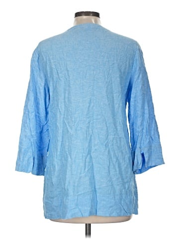 Lands' End 3/4 Sleeve Blouse (view 2)
