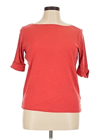 Lauren by Ralph Lauren 3/4 Sleeve T-Shirt (view 1)