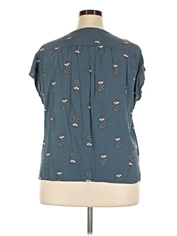 Ann Taylor LOFT Outlet Short Sleeve Blouse (view 2)