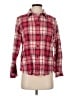 L.L.Bean 100% Cotton Plaid Red Long Sleeve Button-Down Shirt Size S (petite) - photo 1